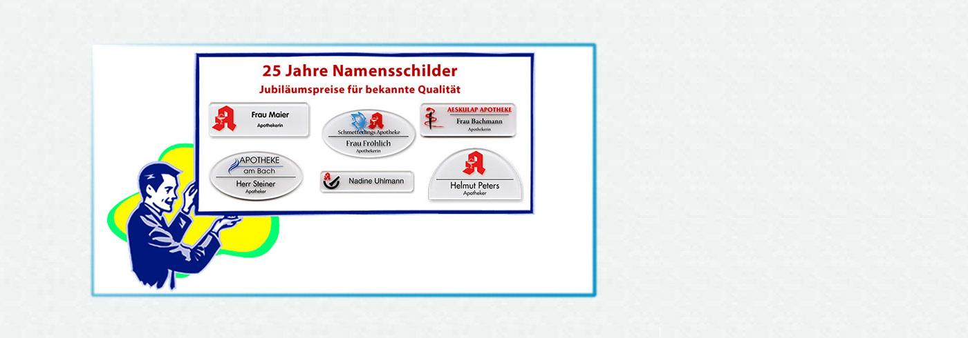 Namensschilder