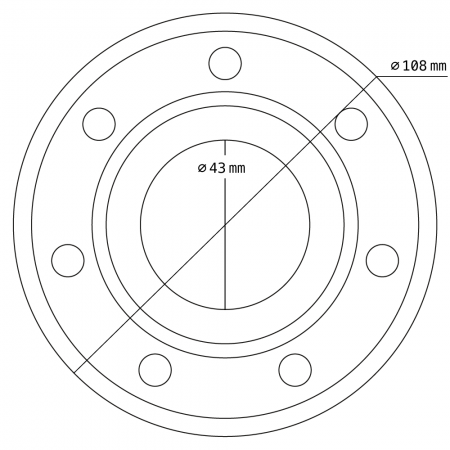 Drehteller d=108mm