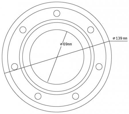 Drehteller d=139mm