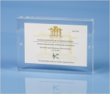 Bildhalter 90 x 130 x 20 mm, mit 4 Supermagneten sicher verbunden