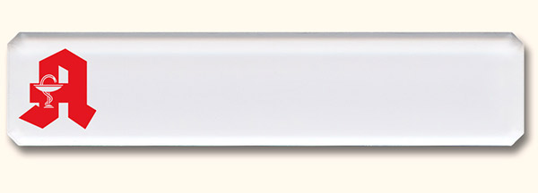 badgetec Namensschilder profil 30 Hohlprofil mit Magnetverschluss  Sichtfläche aus Acrylglas kaufen