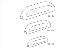 Acryl-Griffe, mittel