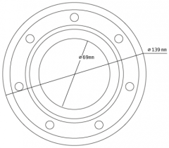 Drehteller d=139mm