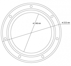 Drehteller d=215mm